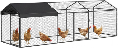 Large metal chicken - chicken, coop