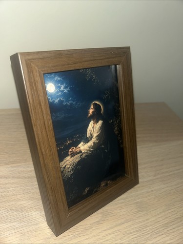 Framed photo jesus 4x6 - of,