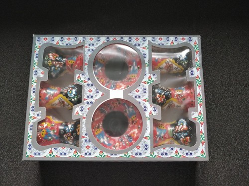 Handmade turkish tea set with - handmade,