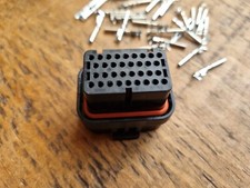 TE CONNECTIVITY 34 PIN ECU 3 KEY CONNECTOR PLUG MOTEC LINK DTA HALTECH ECUMASTER