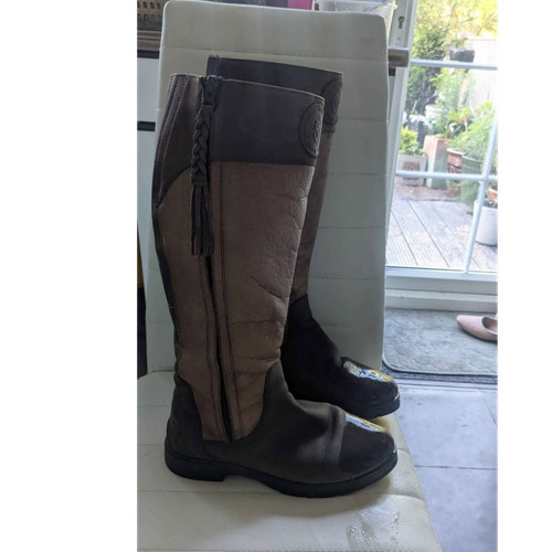 Moretta brown leather long - moretta,