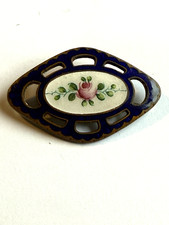 VINTAGE GUILLOCHE ENAMEL BRASS