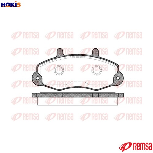 Brake pad set disc - brake,
