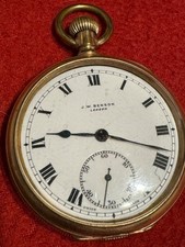 J.W. Benson Pocket Watch Gold