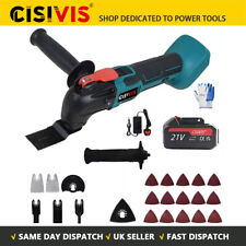 Cordless Oscillating Multi Tool Sander Scraper Saw For Makita 18V Batteries - UK