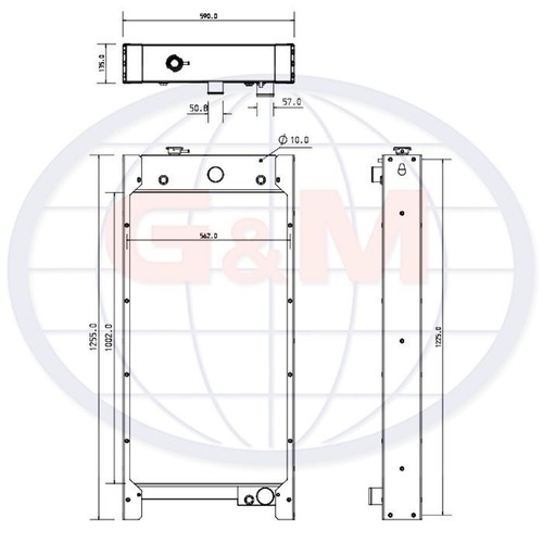 Radiator for wilson crusher - radiator, fg