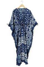 Anokhi Indigo Cotton Kaftan