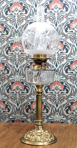 Victorian young brass glass - young's,