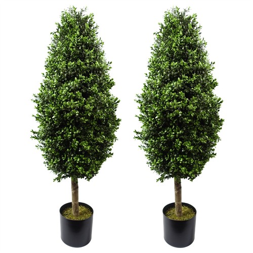 120cm pair artificial buxus - pair,