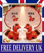 20cm Cute Crying Horse Happy