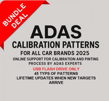 ADAS calibration patterns bundle 2025 for all car brands - USB flash drive only