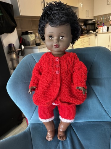 Vintage black doll - vintage,