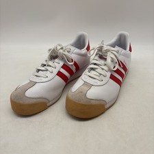 Adidas Originals Samoa Mens Size 9 Shoes Cloud White/Better Scarlet!