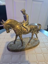 Rare Vintage Large Brass Solid
