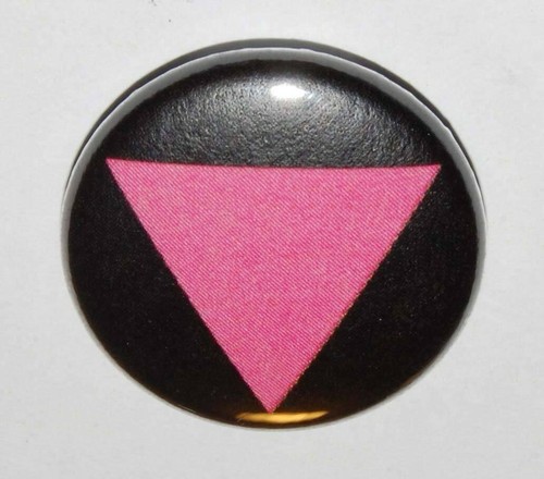 Pink triangle 25mm inch - pink,