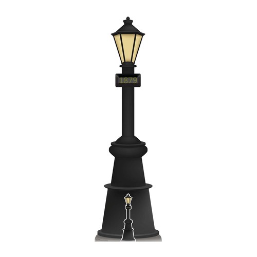 Victorian lamp post - post, cardboard