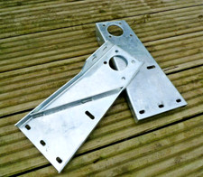Land Rover Series Bulkhead Brackets 2a S2a SWB LWB Galvanized 537535 537533 Pair