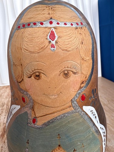 Wooden russian nesting dolls - wooden,