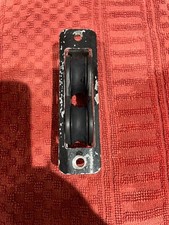 Sailing dinghy through deck / boom / mast double sheave block GP14 Fireball RS