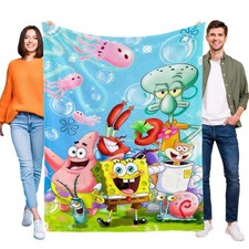 Spongebob Blanket Soft Flannel
