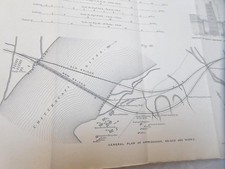 1891 CHITTRAVATI FULL RAILWAY BRIDGE ORIG ENGINEERING PLANS ANDRHA PRADESH INDIA