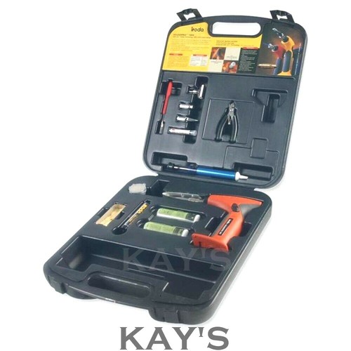 Gas soldering iron kit - gas,