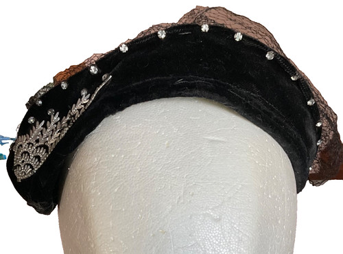 Ladies chic vintage - , black