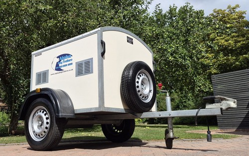 Dog trailer compartments - dog, 2