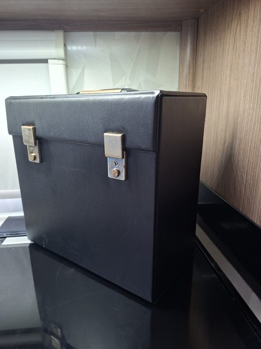 Vintage record carry storage - vintage,