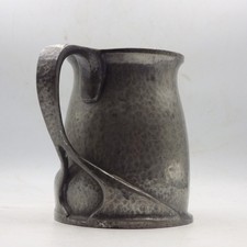 LIBERTY TUDRIC Art Nouveau Oliver Baker Design PEWTER ALE TANKARD