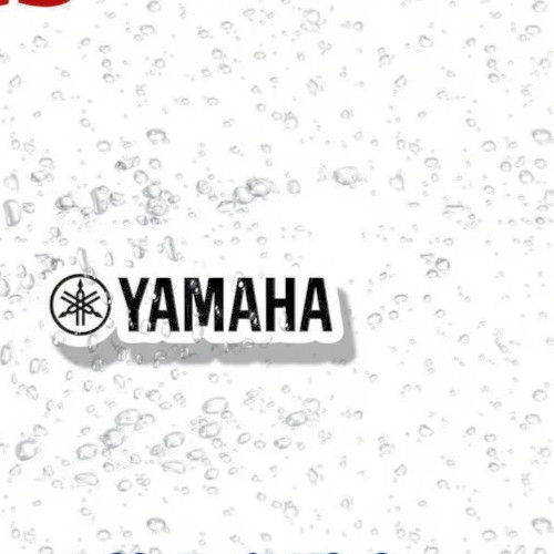 Yamaha fuel tank - decals, matte