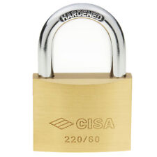 Cisa Brass Padlock 22010 KA 60mm OS (22010-60-KA)