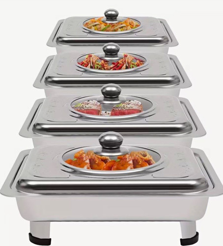 4pcs buffet dish - buffet, food