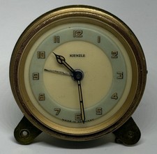 Kienzle Travel Clock with Key Wind / Germany / Does Not Run