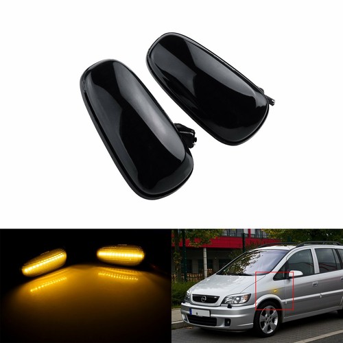 Black side indicator - black, led