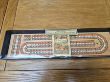 Vintage Wooden Cribbage Board
