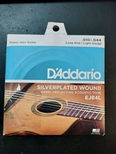 D'Addario EJ84L 10-44 Light Loop End Gypsy Jazz Acoustic Guitar Strings