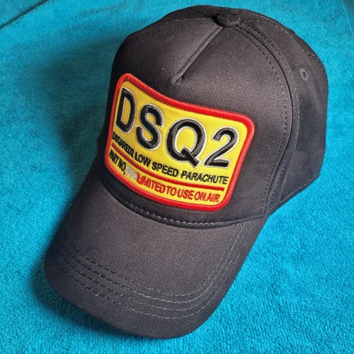 Dsquared2 black baseball cap - dsquared2,