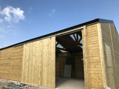 New barn and stable - and, doors