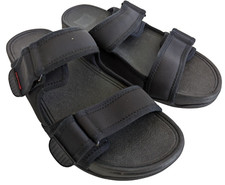 FitFlop Gogh Mens Size 8 Black Casual Walking Flip Flop Slipper Moc Slide Sandal