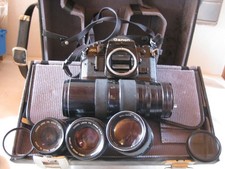 Canon A1 with many accessories