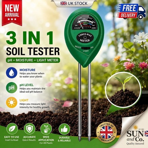 Soil tester ph moisture - soil,