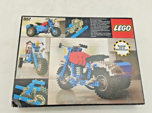 Lego 857 motorcycle new sealed - motorcycle,