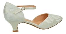 WOMENS IVORY SATIN & LACE