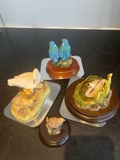 Vintage 4 Bird Figurines –