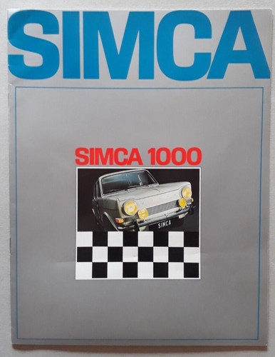 Simca 1000 range brochure 1968 - simca,