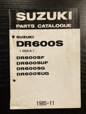SUZUKI DR 600 SF / SUF / SG / SUG parts catalog spare parts catalog