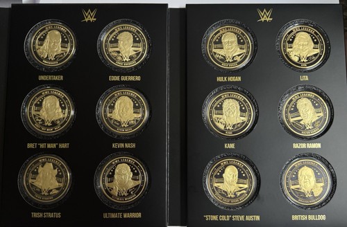 Wwe legends complete gold coin - wwe,