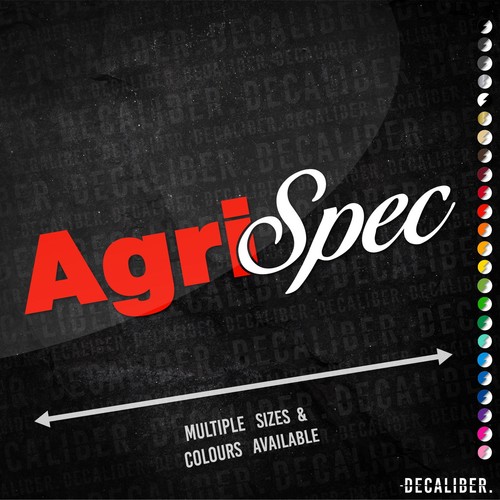 Agri spec sticker long tone - spec,