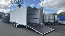 BRAND NEW NIEWIADOW 5M x 2M x 2M TWIN AXLE BOX TRAILER WITH RAMP AND SIDE DOOR 2